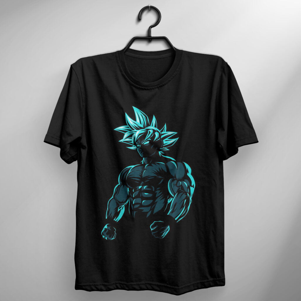 T-shirt Dragon Ball Z - Son Goku Ultra Instinct - Noir Taille L - Neuf